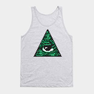 Illuminati pixel art Tank Top